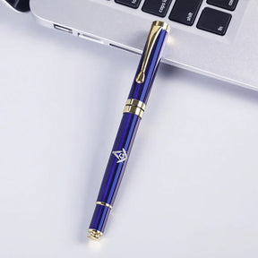 Master Mason Blue Lodge Pen - Various Metal Colors - Bricks Masons