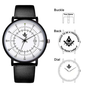 Widows Sons Wristwatch - Leather Straps - Bricks Masons